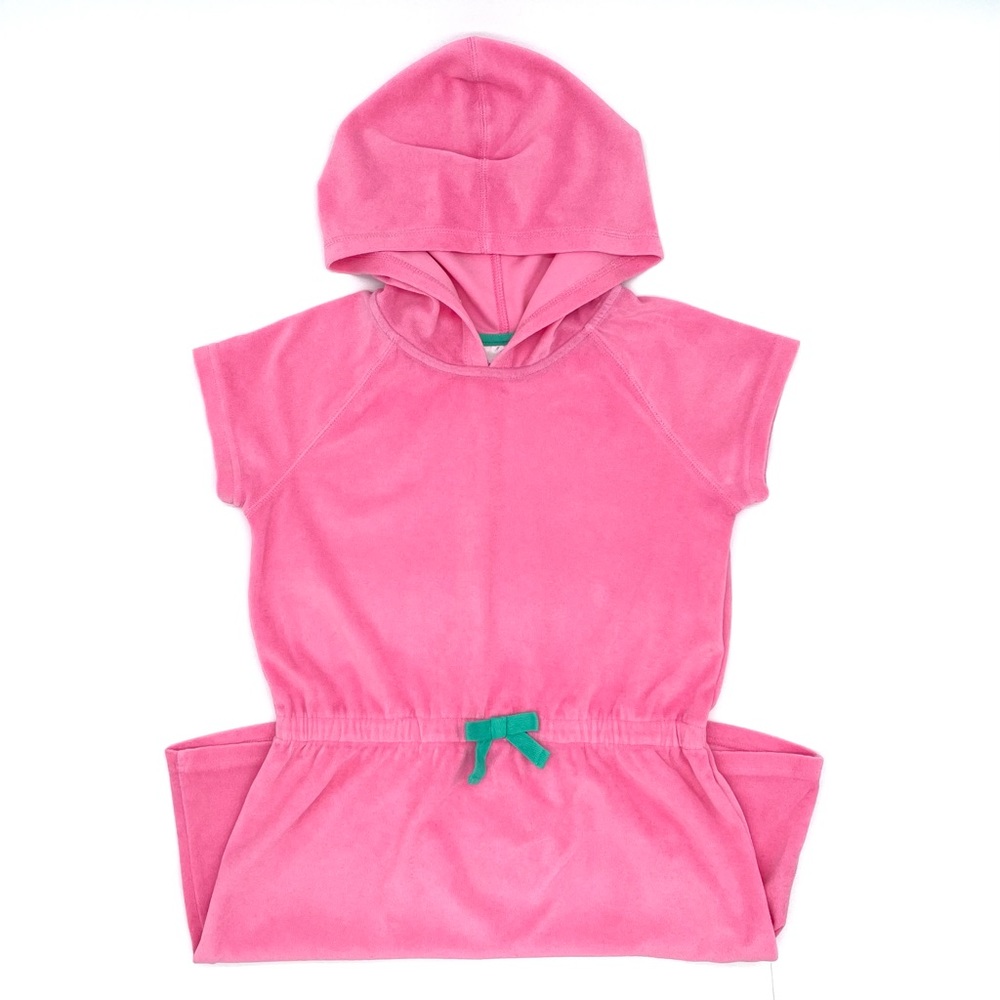 GUC Hanna Andersson Loop Terry Hoodie Swim Cover-Up in Pink 12